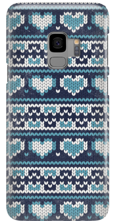 FUNNY CASE BLUE SWEATER OVERPRINT SAMSUNG GALAXY S9