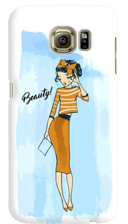 FUNNY CASE OVERPRINT BEAUTY SAMSUNG GALAXY S6