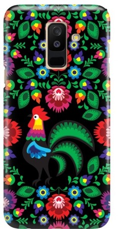 FUNNY CASE OVERPRINT BLACK ROOSTER SAMSUNG GALAXY A6 PLUS 2018