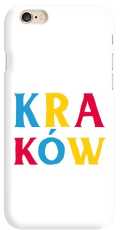 FUNNY CASE OVERPRINT CRACOW INSCRIPTION IPHONE 6 / 6S