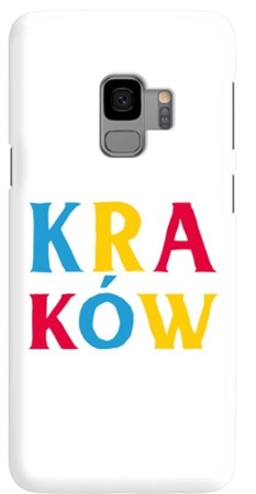 FUNNY CASE OVERPRINT CRACOW INSCRIPTION SAMSUNG GALAXY S9