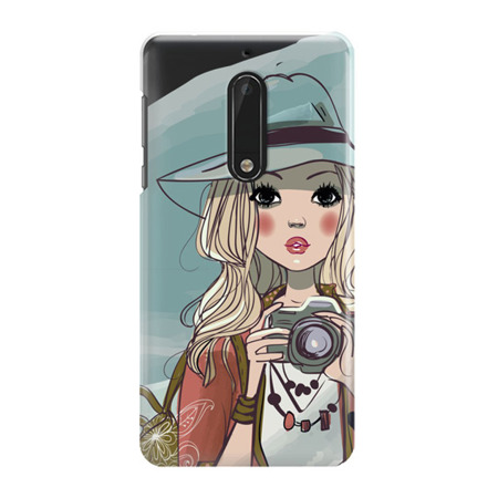 FUNNY CASE OVERPRINT GIRL NOKIA 5