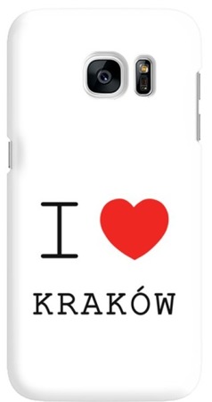 FUNNY CASE OVERPRINT I LOVE CRACOW SAMSUNG GALAXY S7