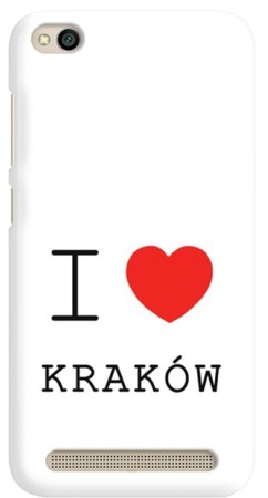 FUNNY CASE OVERPRINT I LOVE CRACOW XIAOMI REDMI 5A