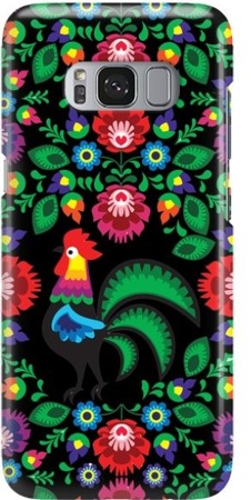 FUNNY CASE OVERPRINT ROOSTER BLACK SAMSUNG GALAXY S8