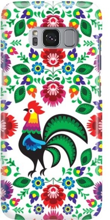 FUNNY CASE OVERPRINT ROOSTER WHITE SAMSUNG GALAXY S8 PLUS