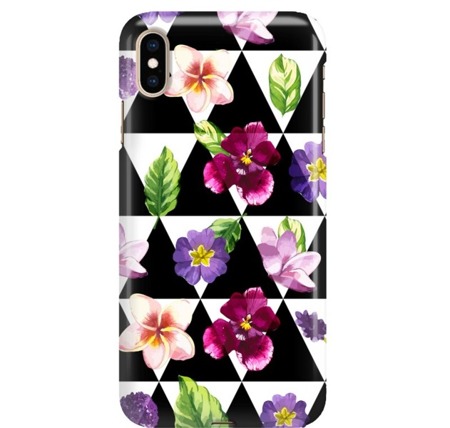 FUNNY CASE OVERPRINT TRIANGLES AND FLOWERS IPHONE XS MAX