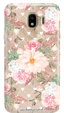 FUNNY CASE ROSES AND HEARTS OVERPRINT SAMSUNG GALAXY J4 2018