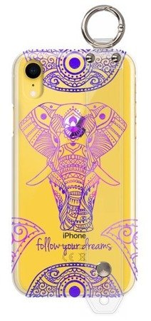 FUNNY CASE WITH HOLDER FOLLOW YOUR DREAMS IPHONE XR