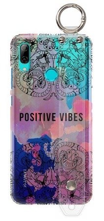 FUNNY CASE WITH HOLDER POSITIVE VIBES HUAWEI P SMART Z