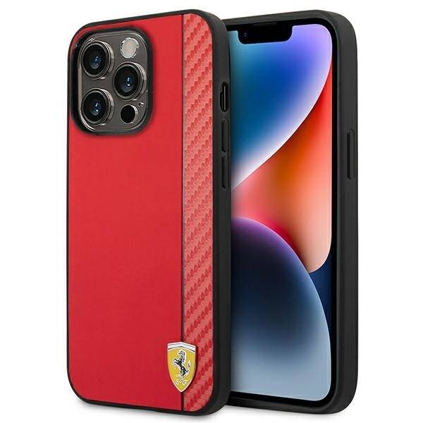 Ferrari FEHCP14XAXRE iPhone 14 Pro Max 6,7" czerwony/red hardcase Carbon