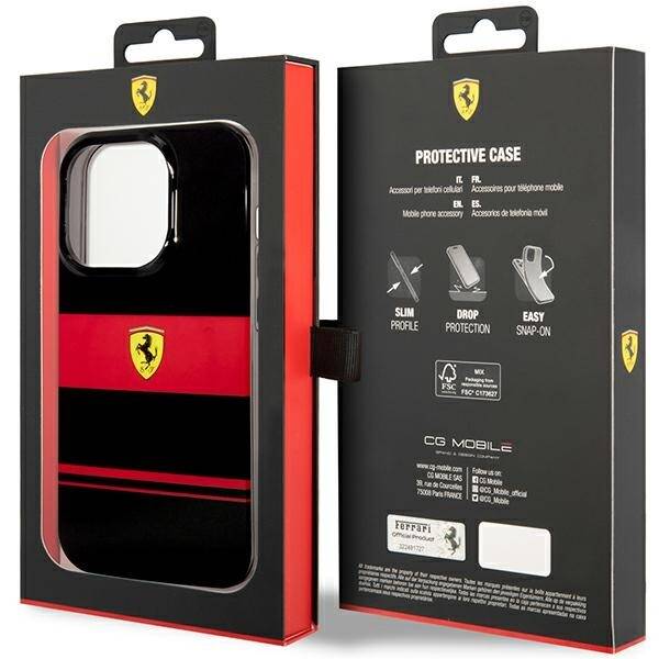 Ferrari FEHMP14LUCOK iPhone 14 Pro 6,1"  czarny/black hardcase IMD Combi Magsafe