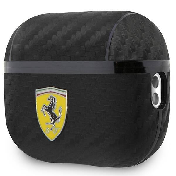 Ferrari FESAP2CABK AirPods Pro 2 (2022/2023) cover czarny/black On Track PU Carbon