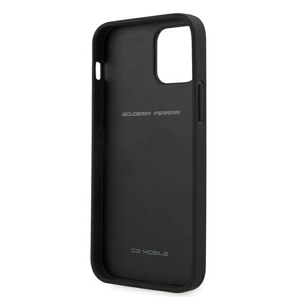 Ferrari FESPEHCP12LBK iPhone 12 Pro Max 6,7" czarny/black hardcase On Track Perforated