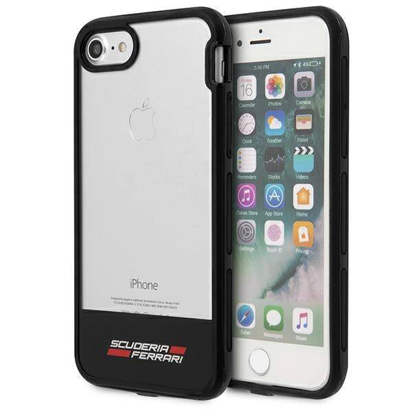 Ferrari Hardcase FEHCP7BISBK iPhone 7/8 /SE 2020 / SE 2022  transparent black