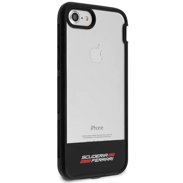 Ferrari Hardcase FEHCP7BISBK iPhone 7/8 /SE 2020 / SE 2022  transparent black