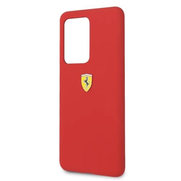 Ferrari Hardcase FESSIHCS69RE S20 Ultra G988 czerwony/red Silicone