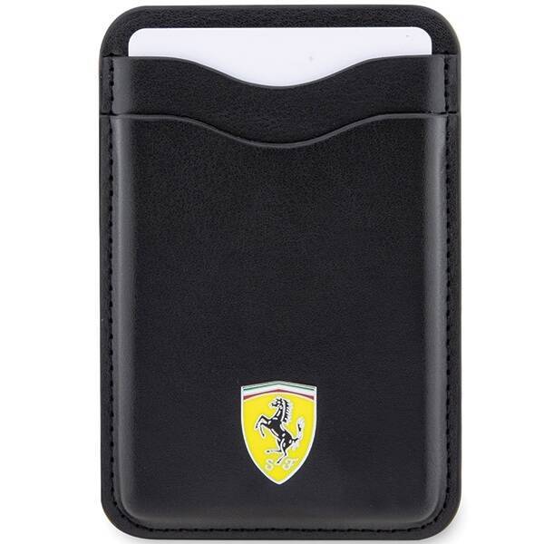 Ferrari Wallet Card Slot FEWCMRSIK  czarny/black MagSafe Leather 2023 Collection