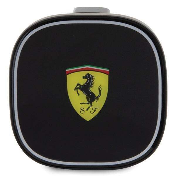 Ferrari uchwyt indukcyjny 15W FECHMGLK  do kratki czarny/black MagSafe