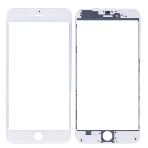 Front screen + frame + OCA 6P WHITE