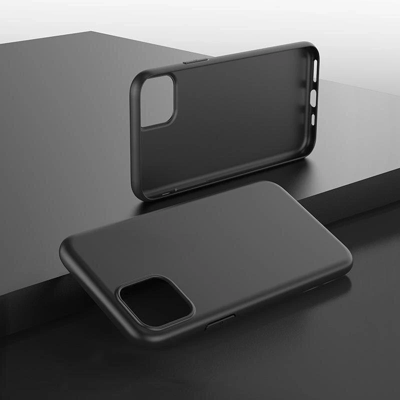 GEL FLEXIBLE COVER FOR IPHONE 15 PLUS SOFT CASE - BLACK