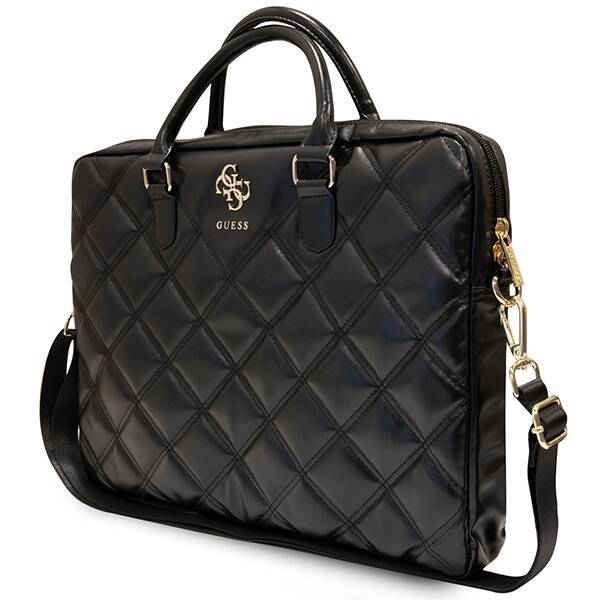 GUESS BAG GUCB15ZPSQSSGK 16" BLACK/BLACK QUILTED 4G