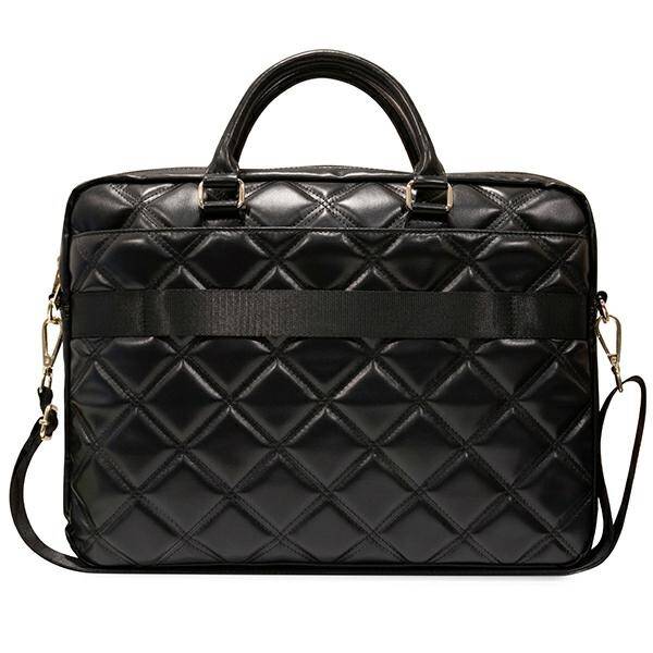 GUESS BAG GUCB15ZPSQSSGK 16" BLACK/BLACK QUILTED 4G