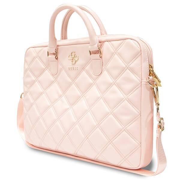 GUESS BAG GUCB15ZPSQSSGP 16" PINK/PINK QUILTED 4G