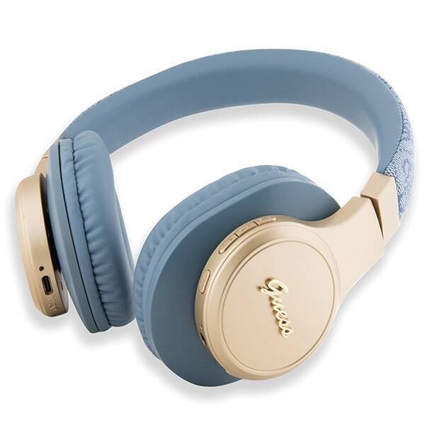 GUESS BLUETOOTH HEADPHONES BLUETOOTH GUBH604GEMB BLUE/BLUE 4G SCRIPT