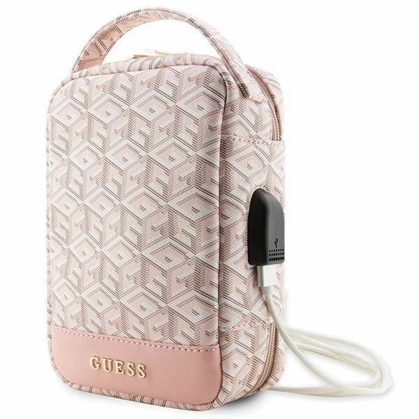 GUESS GHBHGCFSEP BAG ORGANIZER PINK/PINK GCUBE STRIPE