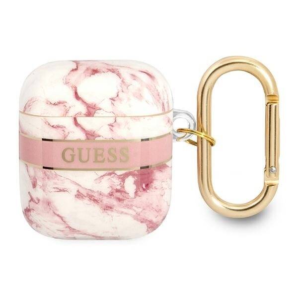 GUESS GUA2HMAP AIRPODS 1/2 COVER PINK/PINK MARBLE STAP COLLECTION