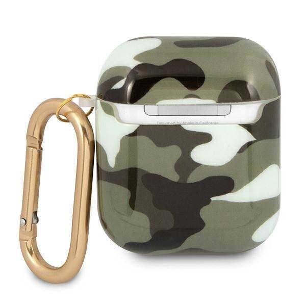 GUESS GUA2UCAMA AIRPODS 1/2 COVER GREEN/KHAKI CAMO COLLECTION