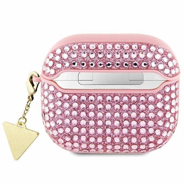 GUESS GUA3HDGTPPPP AIRPODS 3 COVER PINK/PINK RHINESTONE TRIANGLE CHARM