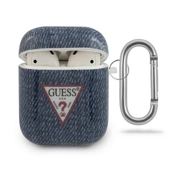 GUESS GUACA2TPUJULDB AIRPODS 1/2 COVER NAVY BLUE/DARK BLUE JEANS COLLECTION