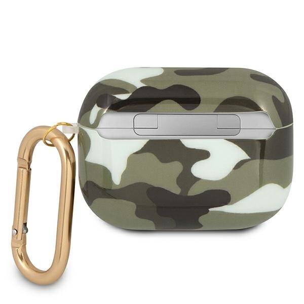 GUESS GUAPUCAMA AIRPODS PRO COVER ZIELONY/KHAKI CAMO COLLECTION