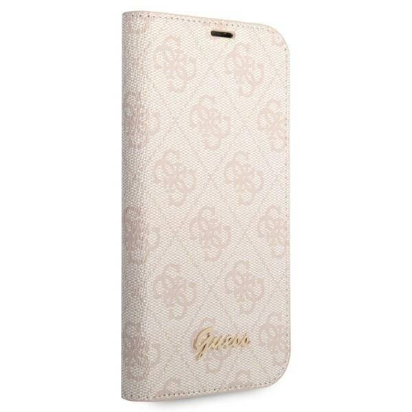 GUESS GUBKP14LHG4SHP IPHONE 14 PRO 6.1 "PINK/PINK BOOK 4G VINTAGE GOLD LOGO