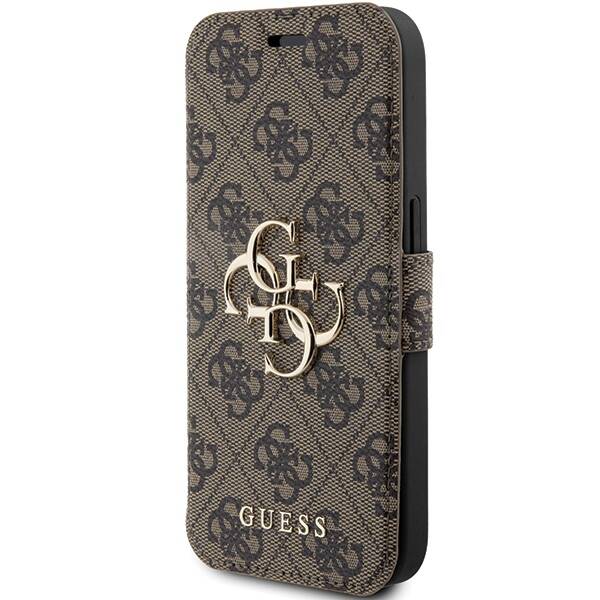 GUESS GUBKP15L4L4GBBB IPHONE 15 PRO 6.1 "BRONZE/BOOK BOOK 4G METAL LOGO