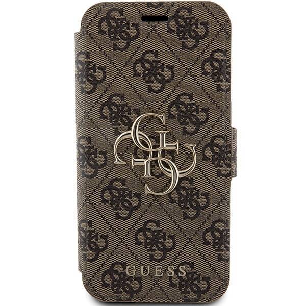 GUESS GUBKP15L4L4GBBB IPHONE 15 PRO 6.1 "BRONZE/BOOK BOOK 4G METAL LOGO