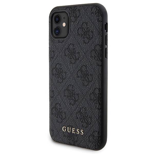 GUESS GUBPM5N614GEMGK SET IPHONE 11 6.1" HARDCASE + POWERBANK 5000MAH MAGSAFE BLACK/BLACK 4G METAL LOGO