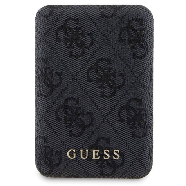 GUESS GUBPM5N614GEMGK SET IPHONE 11 6.1" HARDCASE + POWERBANK 5000MAH MAGSAFE BLACK/BLACK 4G METAL LOGO