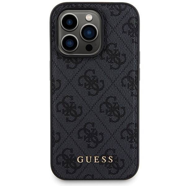 GUESS GUBPM5P13L4GEMGK SET IPHONE 13 PRO 6.1" HARDCASE + POWERBANK 5000MAH MAGSAFE BLACK/BLACK 4G METAL LOGO