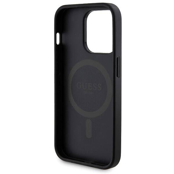 GUESS GUBPM5P13L4GEMGK SET IPHONE 13 PRO 6.1" HARDCASE + POWERBANK 5000MAH MAGSAFE BLACK/BLACK 4G METAL LOGO