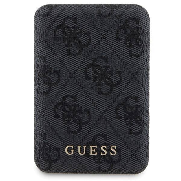 GUESS GUBPM5P13L4GEMGK SET IPHONE 13 PRO 6.1" HARDCASE + POWERBANK 5000MAH MAGSAFE BLACK/BLACK 4G METAL LOGO