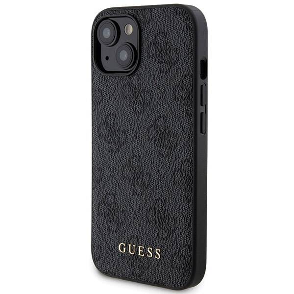 GUESS GUBPM5P15S4GEMGK SET IPHONE 15 6.1" HARDCASE + POWERBANK 5000MAH MAGSAFE BLACK/BLACK 4G METAL LOGO