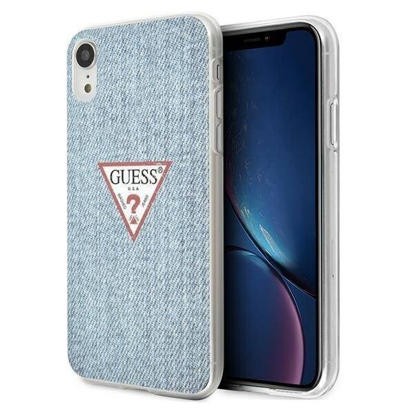GUESS GUHCI61PCUJULLB IPHONE XR BLUE/LIGHT BLUE HARDCASE JEANS COLLECTION