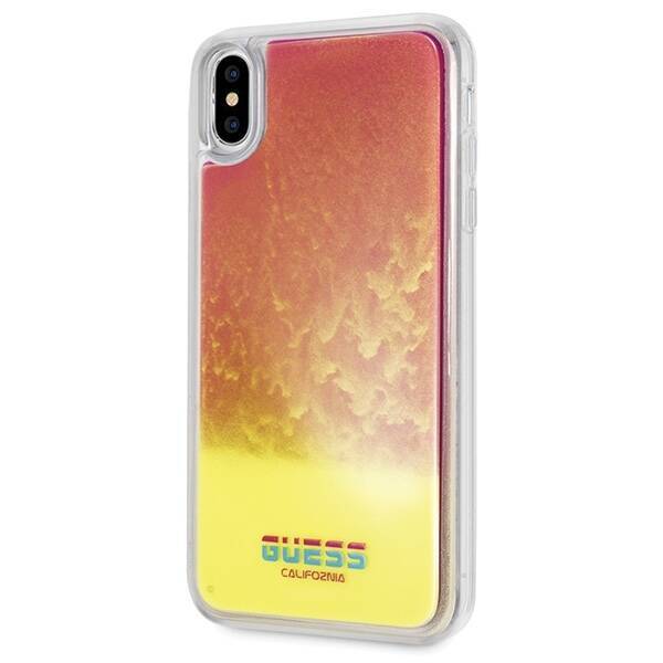 GUESS GUHCI65GLCPI IPHONE XS MAX PINK /PINK HARD CASE CALIFORNIA GLOW IN THE DARK