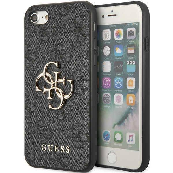 GUESS GUHCI84GGGR IPHONE 7/8/SE 2020/SE 2022 GRAY/GRAY HARDCASE 4G BIG METAL LOGO