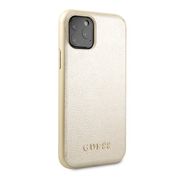 GUESS GUHCN58IGLGO IPHONE 11 PRO ZLOTY/GOLD HARD CASE IRIDESCENT