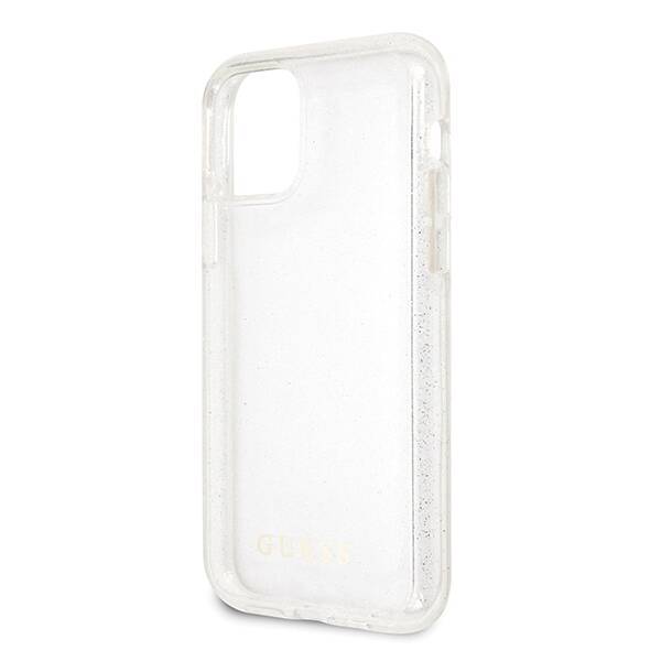 GUESS GUHCN58PCGLSE IPHONE 11 PRO SILVER/SILVER HARD CASE GLITTER