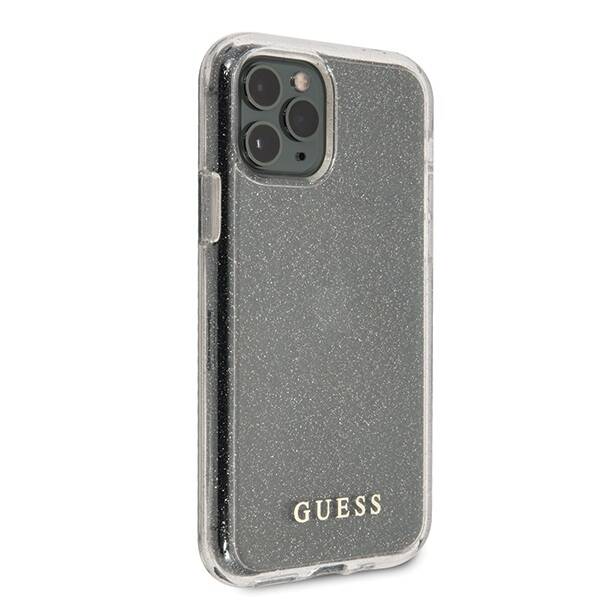 GUESS GUHCN58PCGLSE IPHONE 11 PRO SILVER/SILVER HARD CASE GLITTER